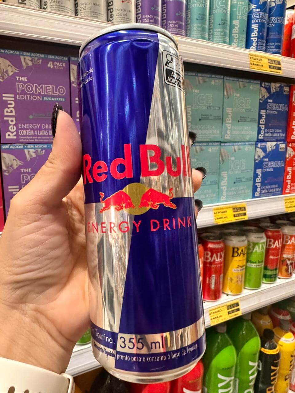 Foto real do Red Bull